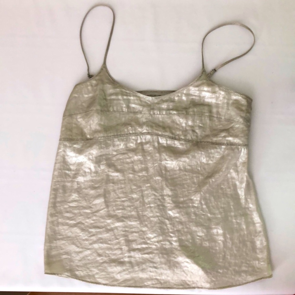 Calvin Klein brushed metallic camisole S